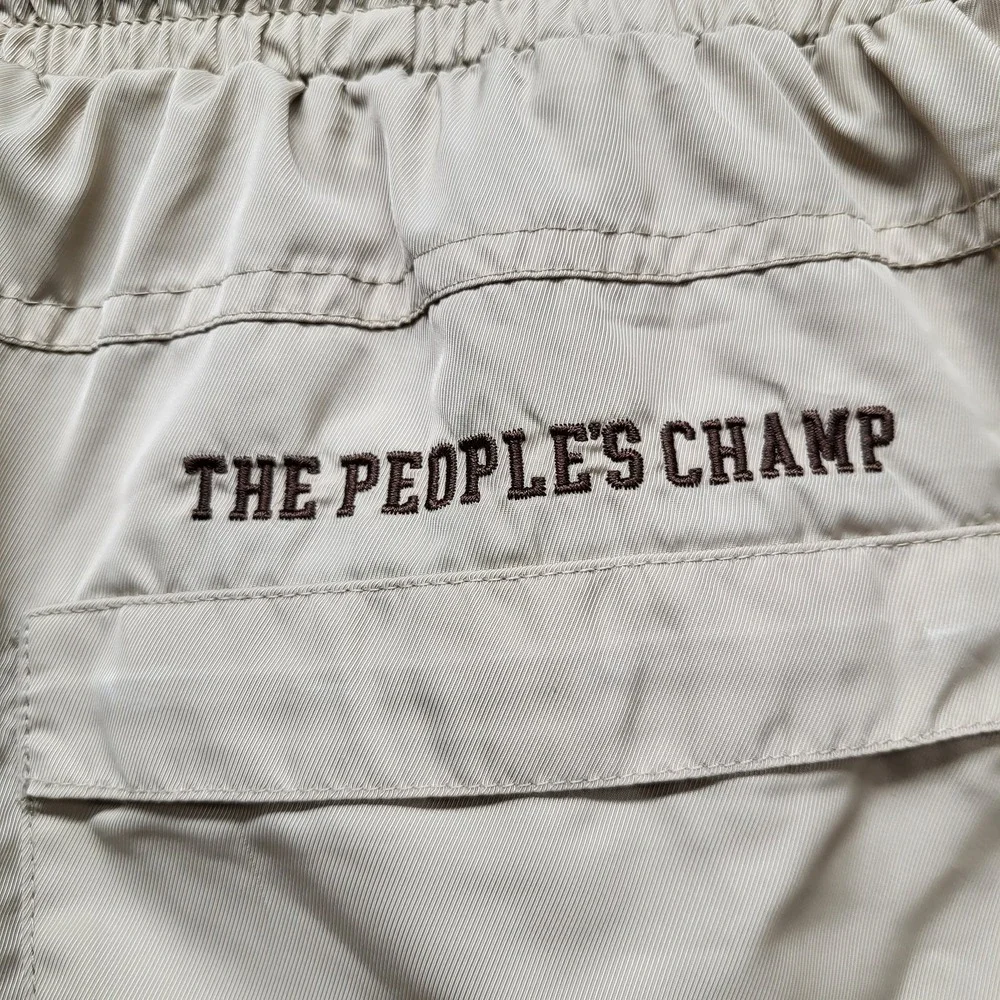 Shoe‎ Palace X Muhammad Ali Men Activewear Shorts L Beige Boxing Drawstring